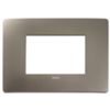 Plana Up - placca in tecnopolimero 3 posti titanio
