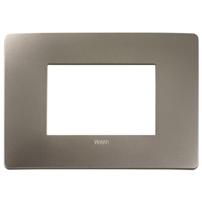 Plana Up - placca in tecnopolimero 3 posti titanio