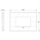 Plana Up - 3-seater titanium technopolymer plate