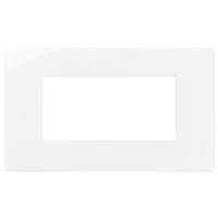 Plana Up - 4-seater white technopolymer plate