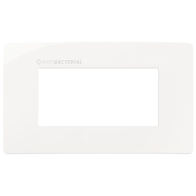 Plana Up - 4-seater white antibacterial technopolymer plate