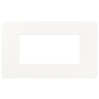 Plana Up - 4-seater technopolymer plate in matt white