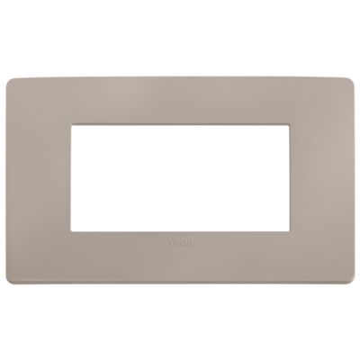 Plana Up - 4-seater technopolymer plate in dove grey
