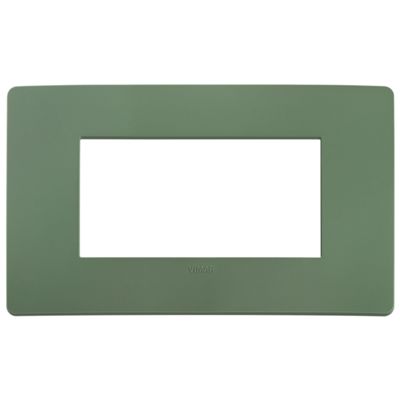Plana Up - placca in tecnopolimero 4 posti salvia