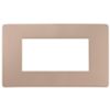 Plana Up - placca in tecnopolimero 4 posti terracotta