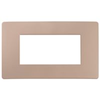 Plana Up - Silla de tecnopolímero de 4 plazas en terracota