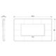 Plana Up - Silla de tecnopolímero de 4 plazas, color plata