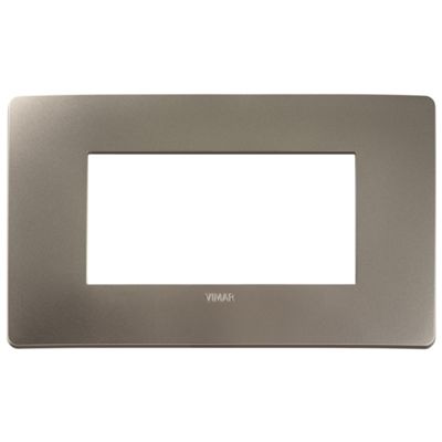 Plana Up - placca in tecnopolimero 4 posti titanio
