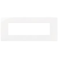 Plana Up - 7-seater technopolymer plate, white