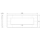 Plana Up - Silla de tecnopolímero blanca de 7 plazas