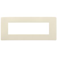 Plana Up - placca in tecnopolimero 7 posti avorio