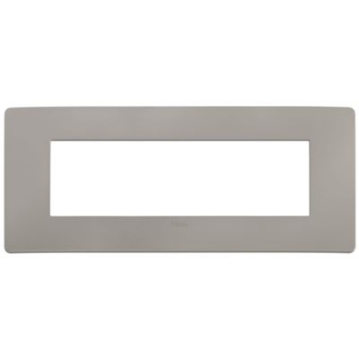 Plana Up - placca in tecnopolimero 7 posti grigio cemento