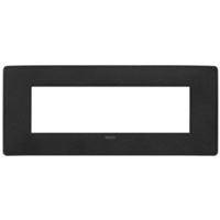 Plana Up - placca in tecnopolimero 7 posti nero