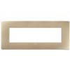 Plana Up - placca in tecnopolimero 7 posti champagne