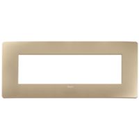 Plana Up - placca in tecnopolimero 7 posti champagne
