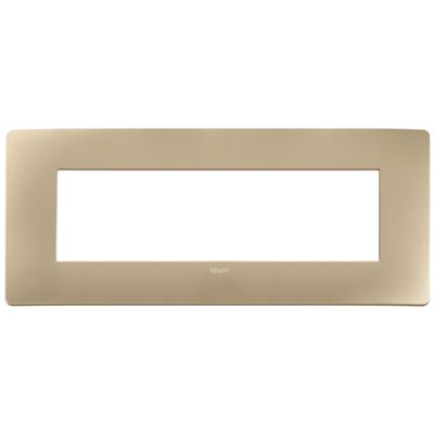 Plana Up - placca in tecnopolimero 7 posti champagne