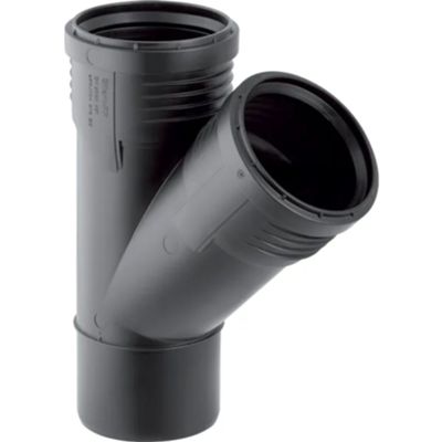 Geberit 390.432.14.1 - Injerto red. 45° 90 x 50 mm silent-PP