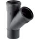 Geberit 390.432.14.1 - Embranchement réd. 45° 90 x 50 mm silent-PP