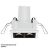 iGuzzini MK46.47 - Foco empotrable LASER BLADE 2W 3000K, blanco/negro