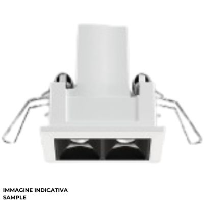 iGuzzini MK46.47 - Foco empotrable LASER BLADE 2W 3000K, blanco/negro