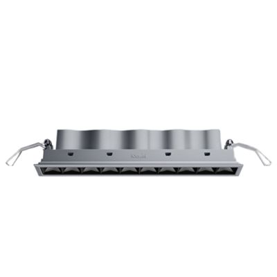 iGuzzini MK54.74 - Foco empotrable LASER BLADE 23,4W 3000K gris/negro