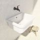 Galassia 3001 - Inodoro Ibis 42 x 38 cm blanco