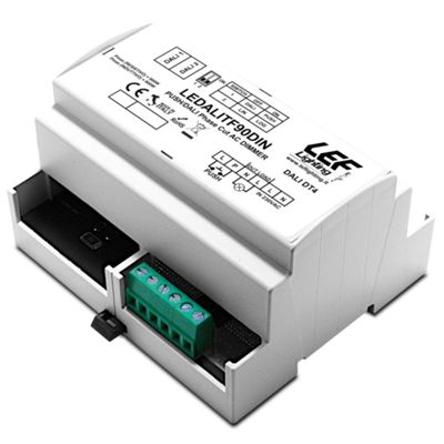 LEF Lighting LEDALITF90DIN - variateur universel 900W 6M PUSH/DALI