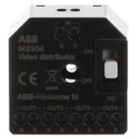 Distribuidor de vídeo ABB WLD200X - 4 salidas, 2 hilos. BIENVENIDO M