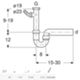 Geberit 152.713.11.1 - sifón de fregadero unidireccional 1 1/2x40