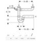 Geberit 152.814.11.1 - sifón doble para fregadero, 2 vías, 1 1/2x40