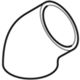 Geberit 360.045.16.1 - Curva de 45° 40 mm PE