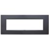 Vimar 20657.15 Eikon - 7-module plate in matt anthracite