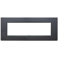 Vimar 20657.15 Eikon - Plaque 7 modules en anthracite mat