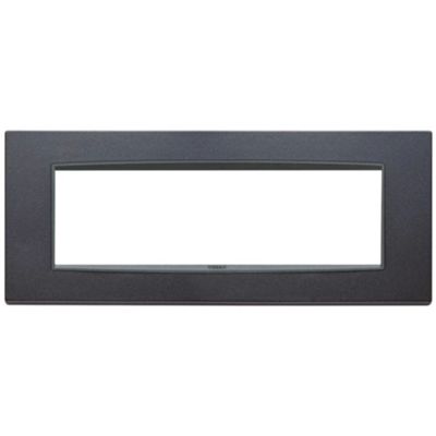 Vimar 20657.15 Eikon - Plaque 7 modules en anthracite mat
