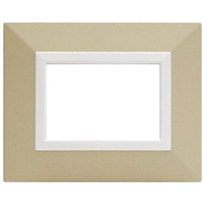 Series 44 - Zama 44 3-place metal plate with paintable surface treatment