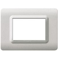 Series 44 - Technopolymer 44 plate in plastic with 3 marble places