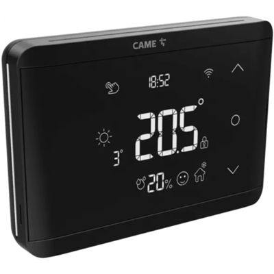 Cronómetro-termostato de pared Wi-Fi Came 845AA-0150 - TH/750, negro