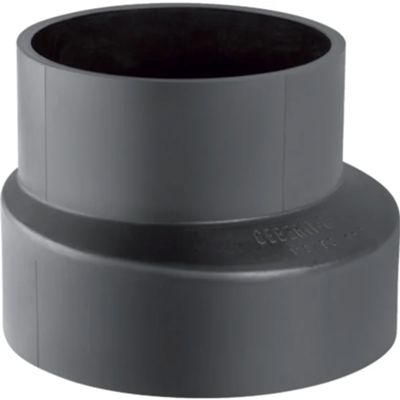 Geberit 367.576.16.1 - reducción excéntrica corta 110x75 PE