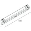 Novalux 1018D3.99 - staffa da parete 40 cm V-30