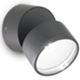 Aplique de pared Ideal Lux 285467 OMEGA AP REDONDO 7W 4000K antracita