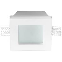 Panzeri XGQ1004-GL - Foco empotrable cuadrado blanco EAST de 50 W