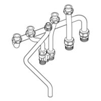 Vaillant 0020240353 - Conjunto de tuberías y accesorios para calefacción y agua caliente sanitaria