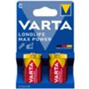 Varta 04714101422 - batteria alcalina mezza torcia LR14 1.5V - blister 2 pezzi