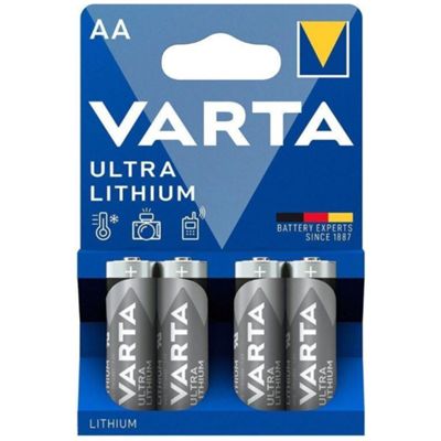 Varta 06106301404 - Pile au lithium pour stylet Ultra Lithium 1,5 V - blister de 4 pièces