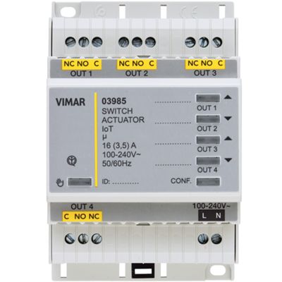 Vimar 03985 - attuatore 4 uscite IoT