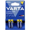 Varta 04903121414 - batteria alcalina ministilo AAA - blister 4 pezzi