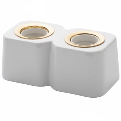 C'era Una Volta 18020 - portalampada doppio a parete MINIMAL E27 60W 