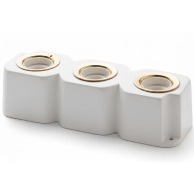 C'era Una Volta 18030 - portalampada triplo a parete MINIMAL E27 60W 