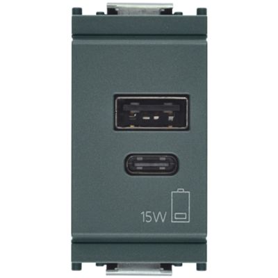 Vimar 16292.AC.15 - caricatore USB A+C