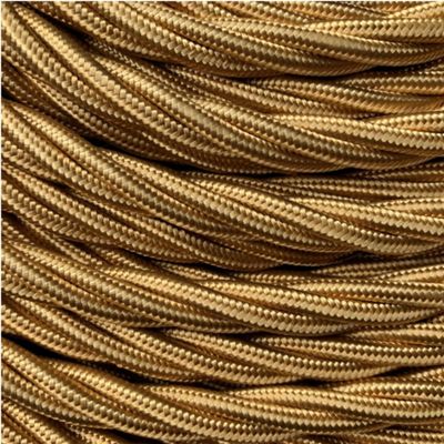 Cavo a treccia in seta oro 4G1.5